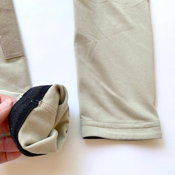 Kerrits Girls Knee Patch Performance Riding Tights Tan XL 16-18 Equestrian - Picture 8 of 15